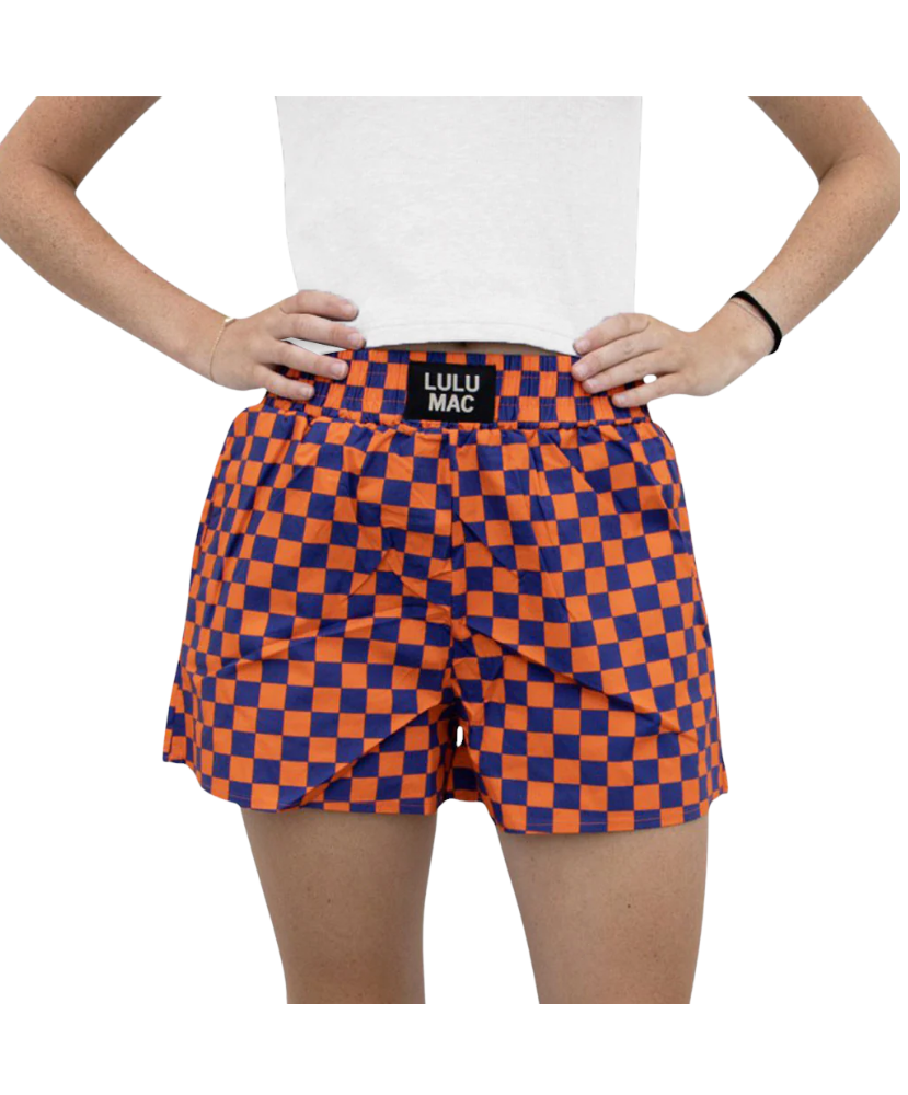 LULU MAC - Check Gameday Boxer Shorts