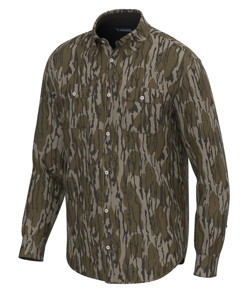 Local Boy - Camo Button Up