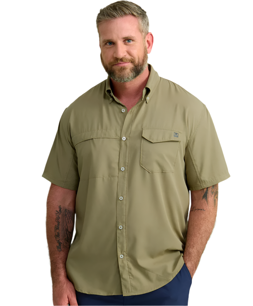 Huk - Tide Point Button Down SS