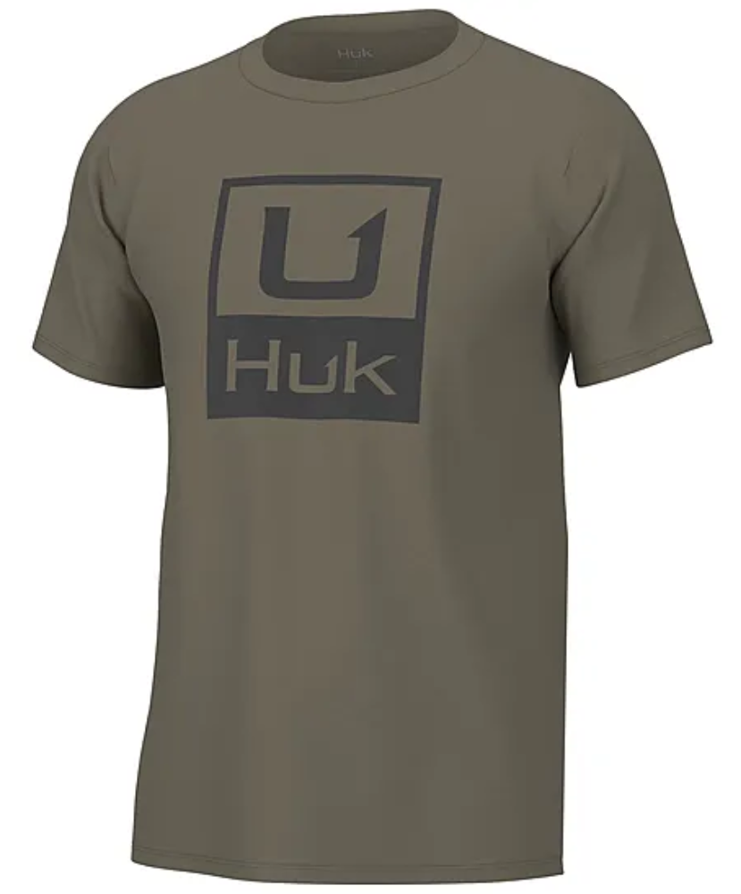 Huk - Stacked Logo Tee