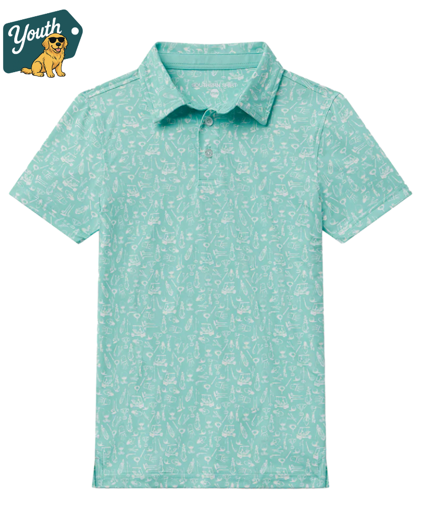 Southern Shirt - Boys Tapped In Printed Polo