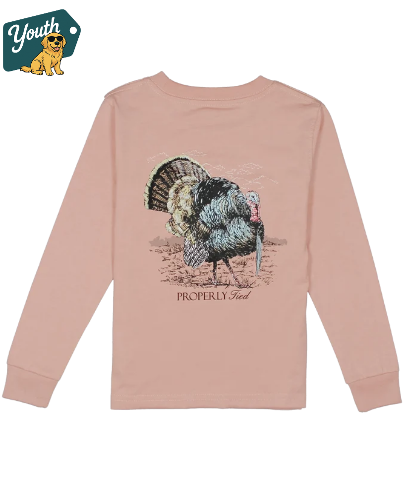 Properly Tied - Youth Gobbler LS Tee
