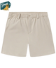 Beige shorts on a white background with a 'Youth' logo in the corner.