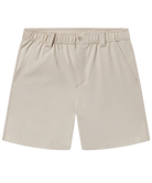 Beige shorts on a white background