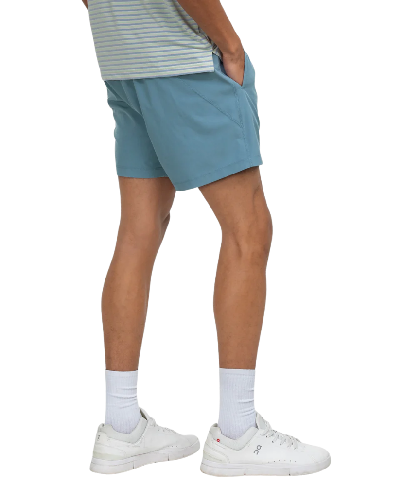 Blue Southern Shirt Everyday shorts on a white background