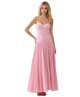 Sally Striped Sweetheart Neck Maxi Dress