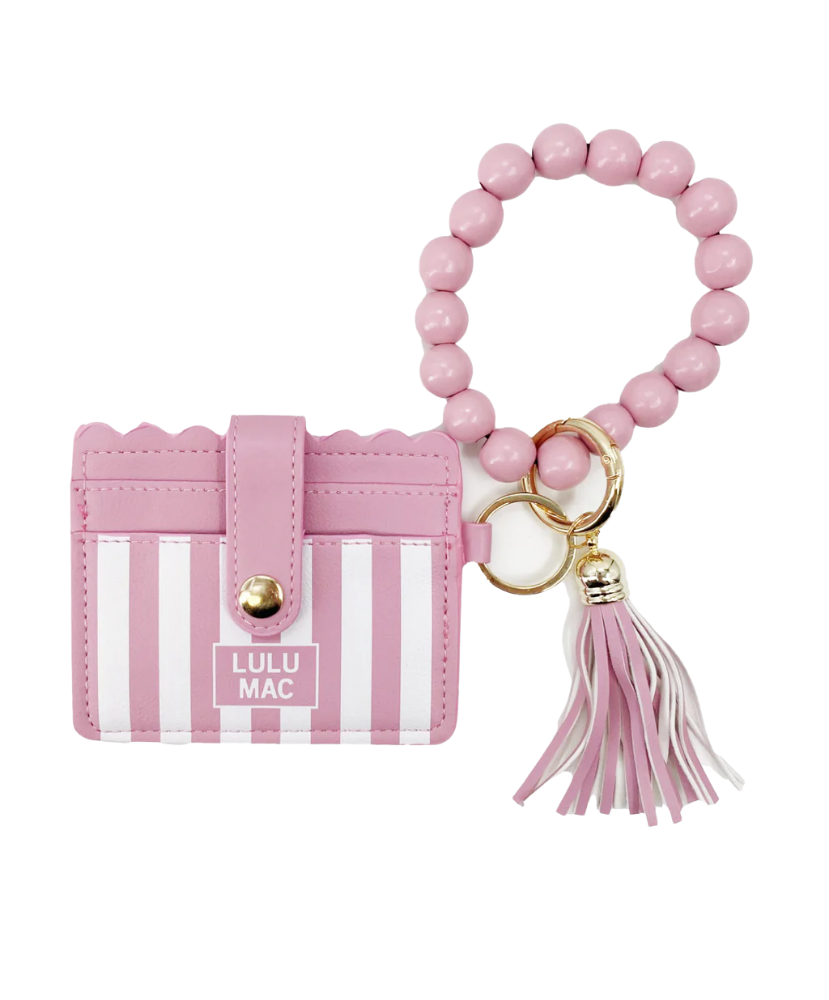 LULU MAC - Beaded Wristlet ID Wallet