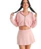 Meg Mineral Wash Oversized Crop Hoodie