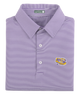 GenTeal - LSU Tiger Eye Club Pinstripe Performance Polo