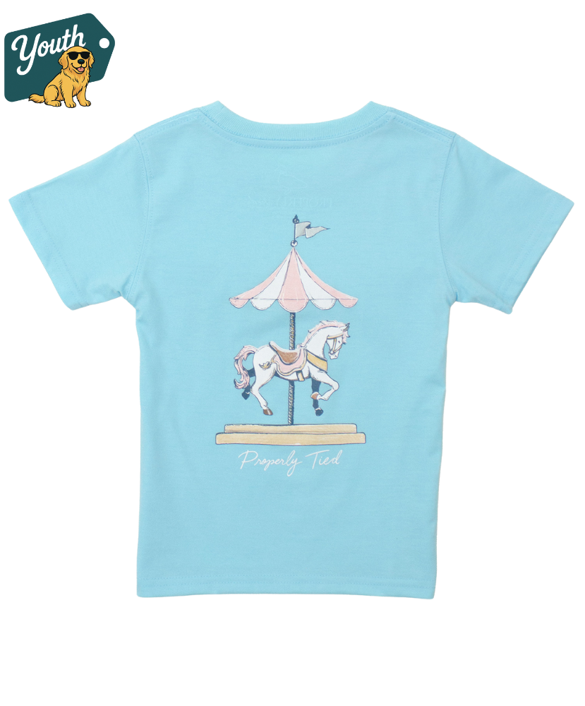 Properly Tied - Girls Carousel Tee