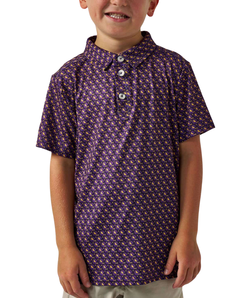 Burlebo - Youth Vintage Helmets Performance Polo