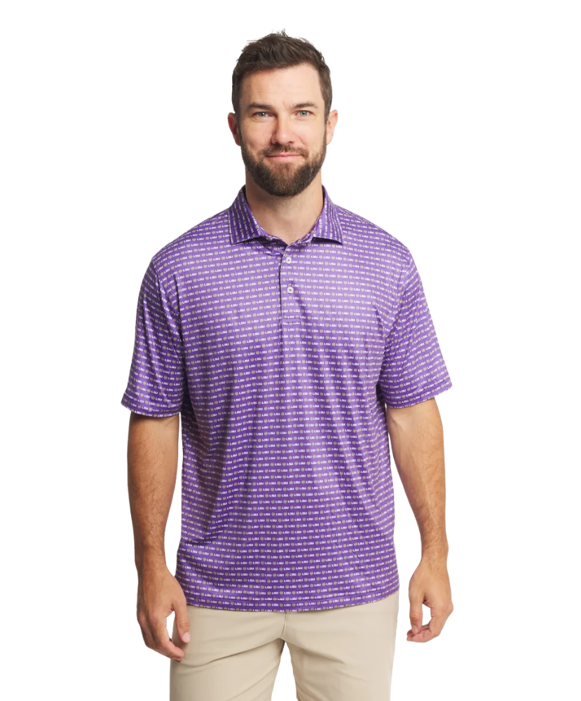 Southern Marsh - Collegiate Performance Polo - LSU