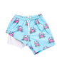 Bermies - Youth Pink Crabs Swim Trunk
