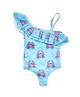 Bermies - Youth Pink Crabs Swimsuit