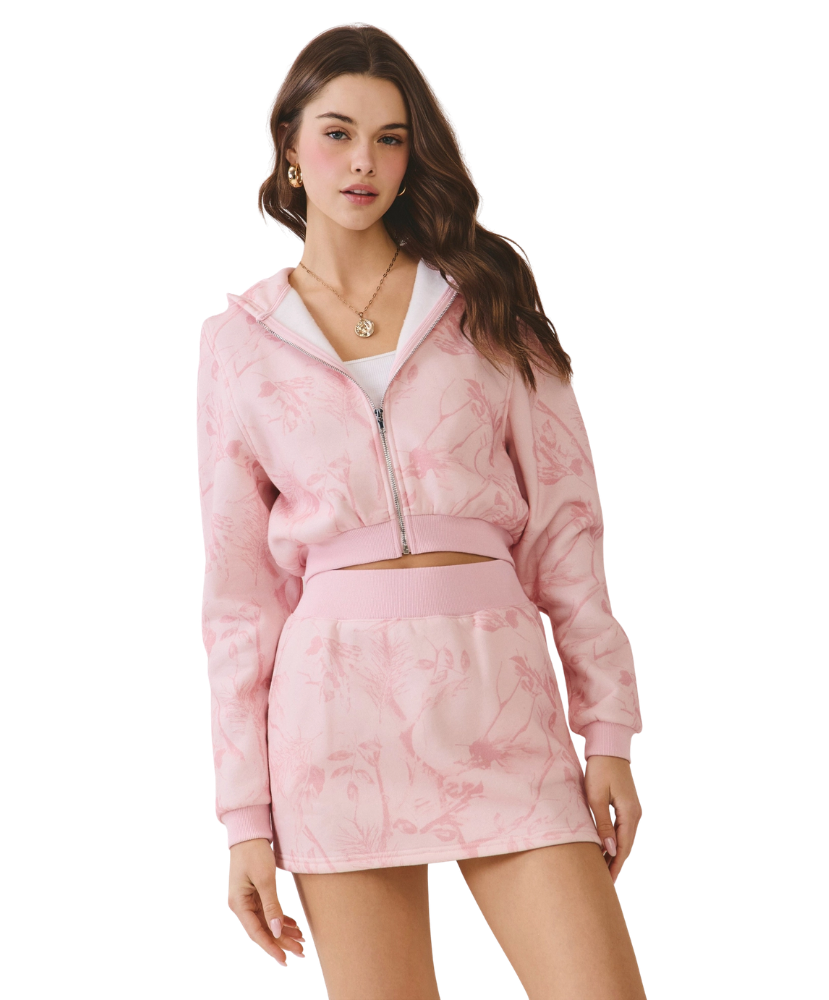 Camo Fleece Skort