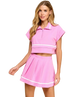 Callie Crop Short Sleeve Athletic Top