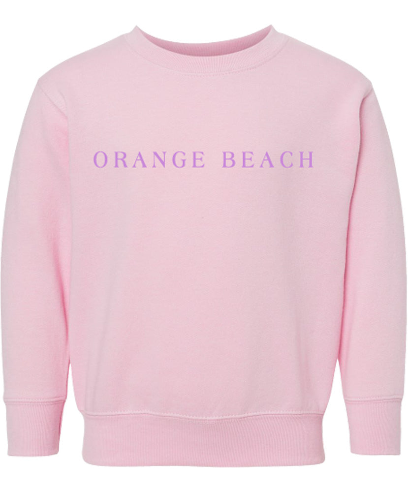 Orange Beach Toddler Crewneck