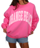 Lulu Mac - Orange Beach Puff Crewneck