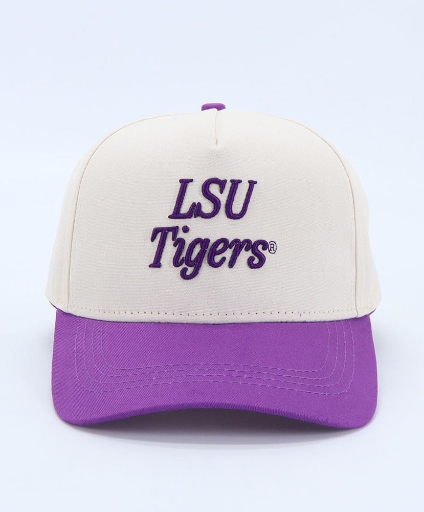 LSU Script Canvas Hat