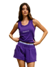 LOUISIANA Embroidered Ribbed Tank