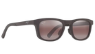 Maui Jim polarized Sunglasses with a dark frame and gradient lenses on a white background