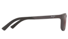 Maui Jim polarized Sunglasses with a dark frame and gradient lenses on a white background