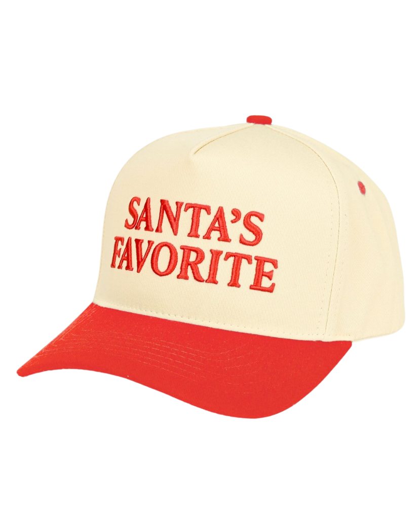 Santa's Favorite Embroidered Trucker Hat