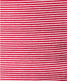 Close-up of red and white striped fabric texture