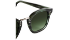 Green Krewe sunglasses with a white background