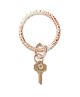 Leather Big O Key Ring
