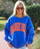 Lulu Mac - Orange Beach Stitch Crewneck