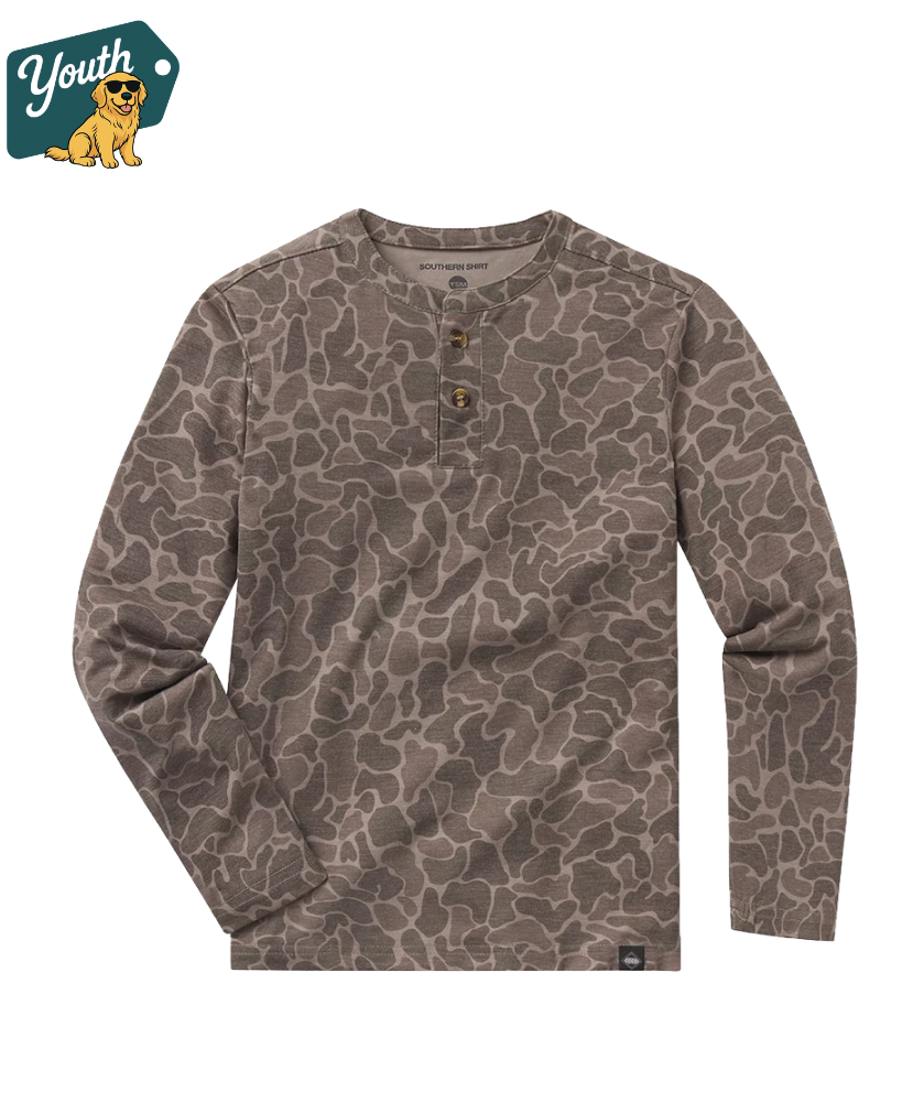 Southern Shirt Co - Boys Max Comfort Henley LS