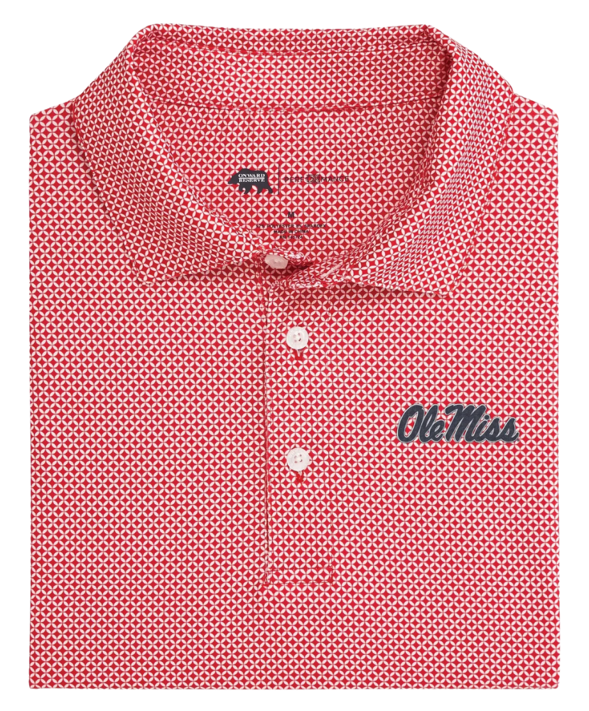 Onward Reserve - Ole Miss Scope Printed Performance Polo