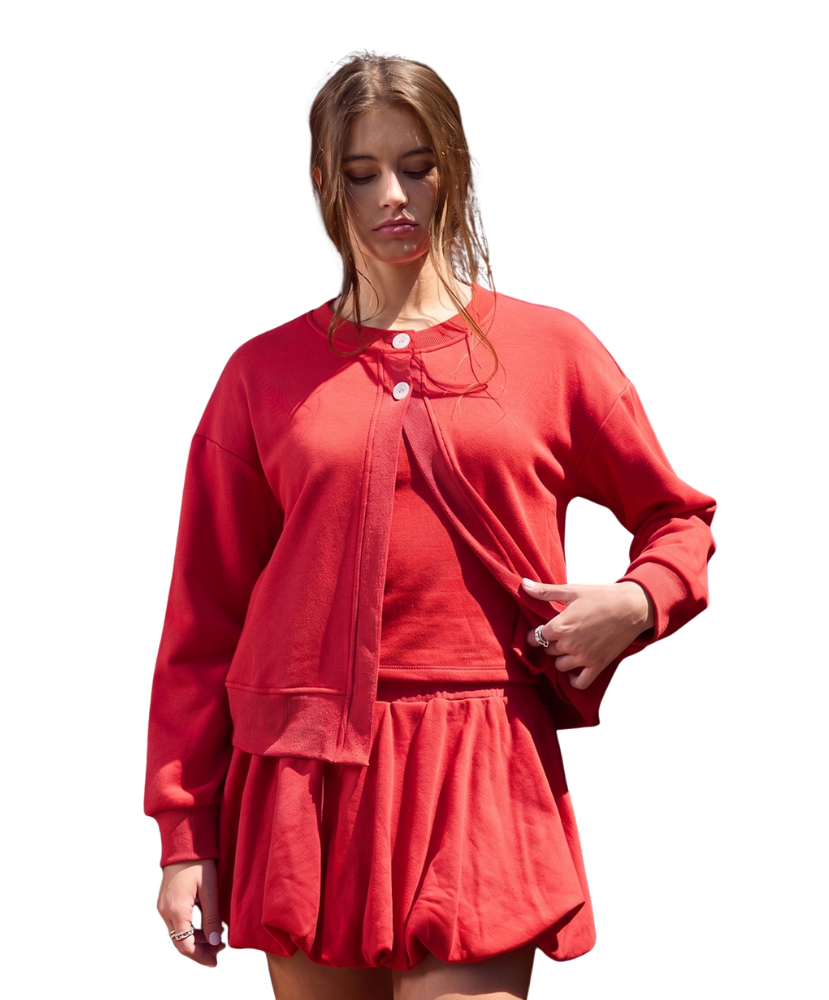 Vivi Button Front Cardigan