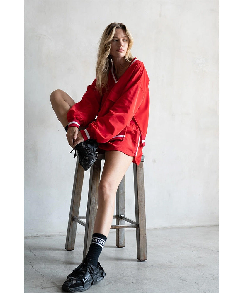 Varsity V-Neck Windbreaker – Shades Sunglasses