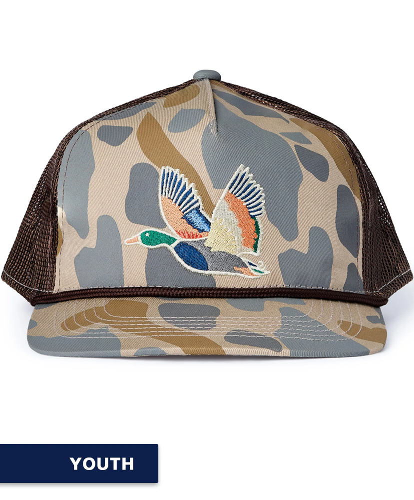 Burlebo - Youth Retro Camo Duck Cap