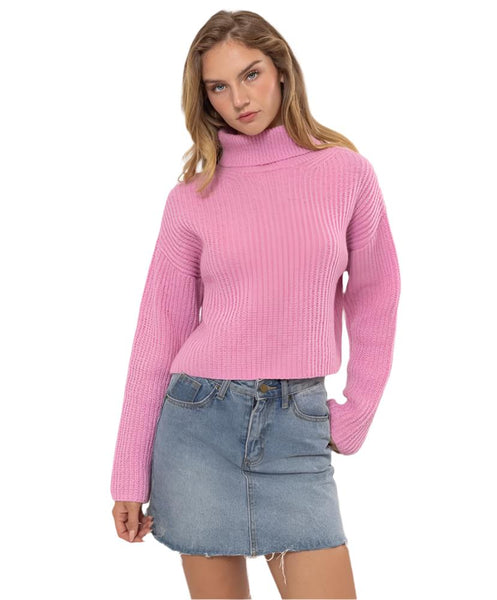 Tiff Crop Turtleneck Sweater – Shades Sunglasses