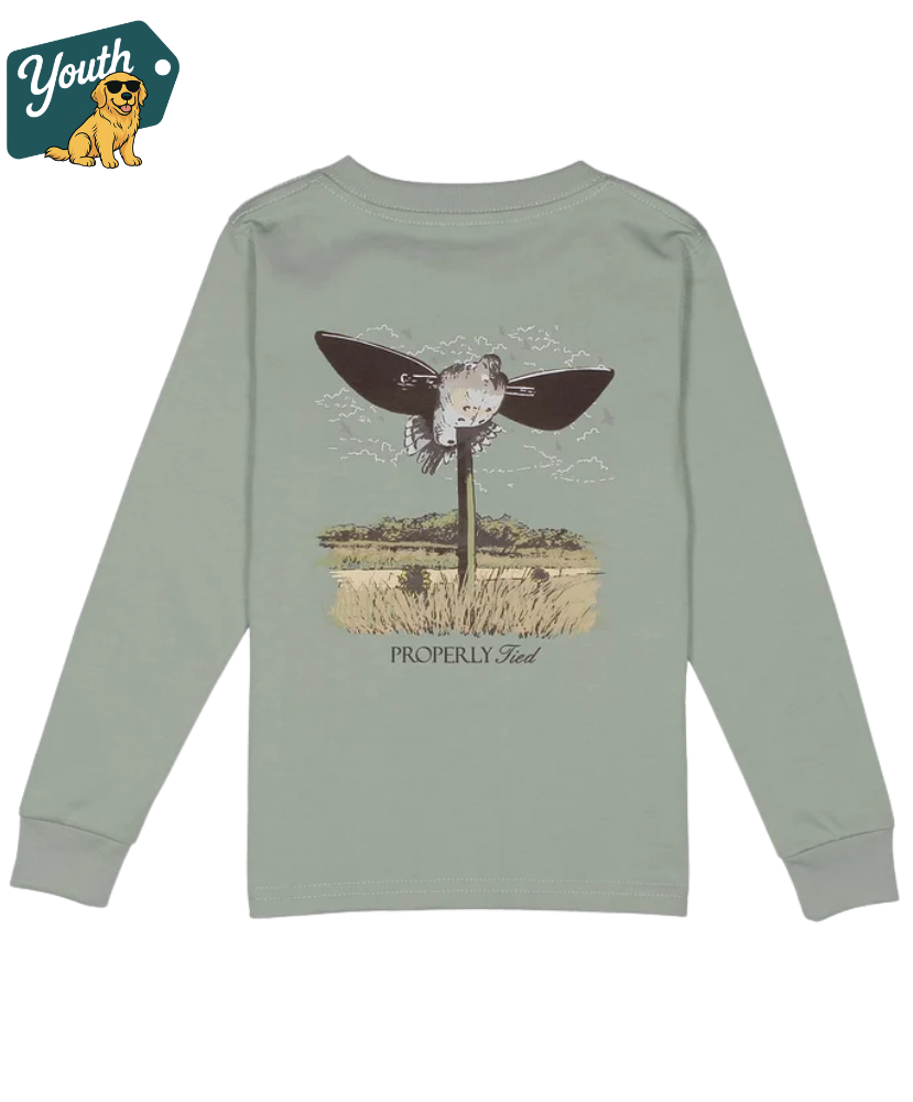 Properly Tied - Youth Dove Decoy LS Tee