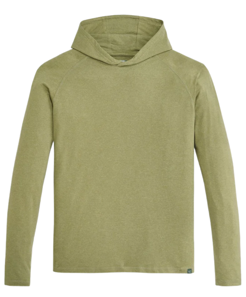 Green sage hoodie on a white background