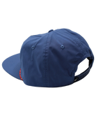 Blue cap on a white background