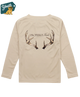 Properly Tied - Youth Performance LS Tee - Vintage Antler