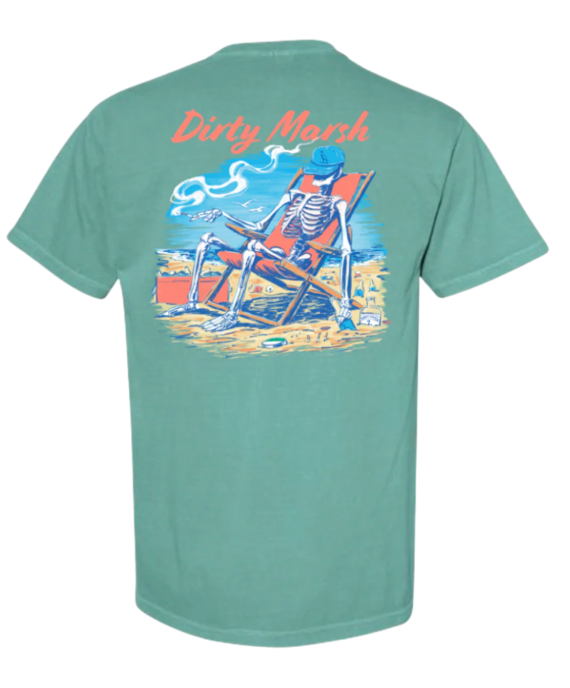 Dirty Marsh - Skelly On Da Beach Tee