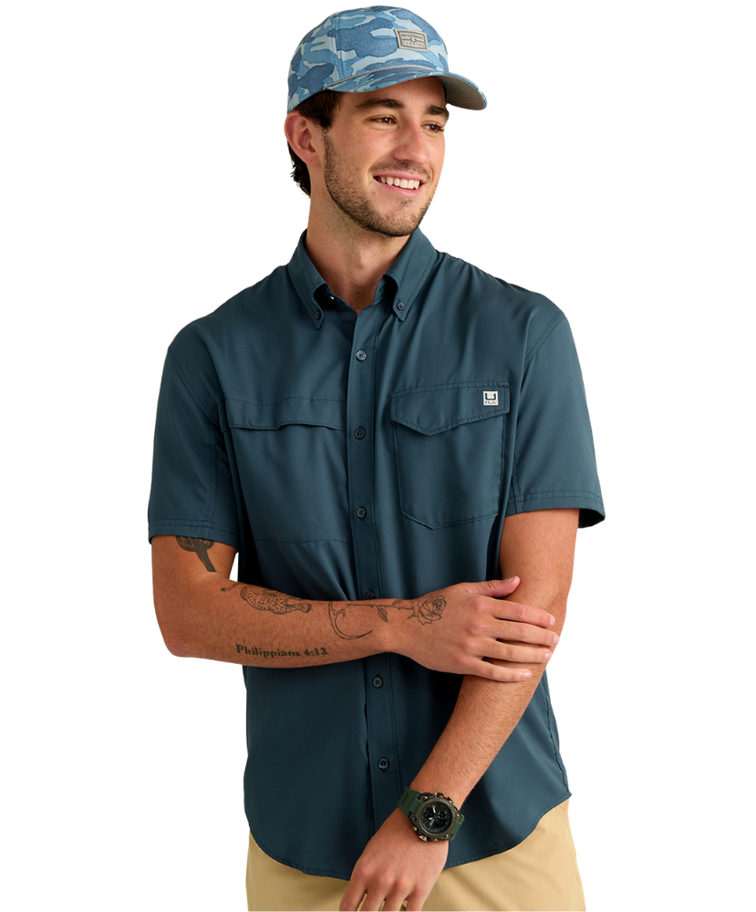 Huk - Tide Point Button Down SS