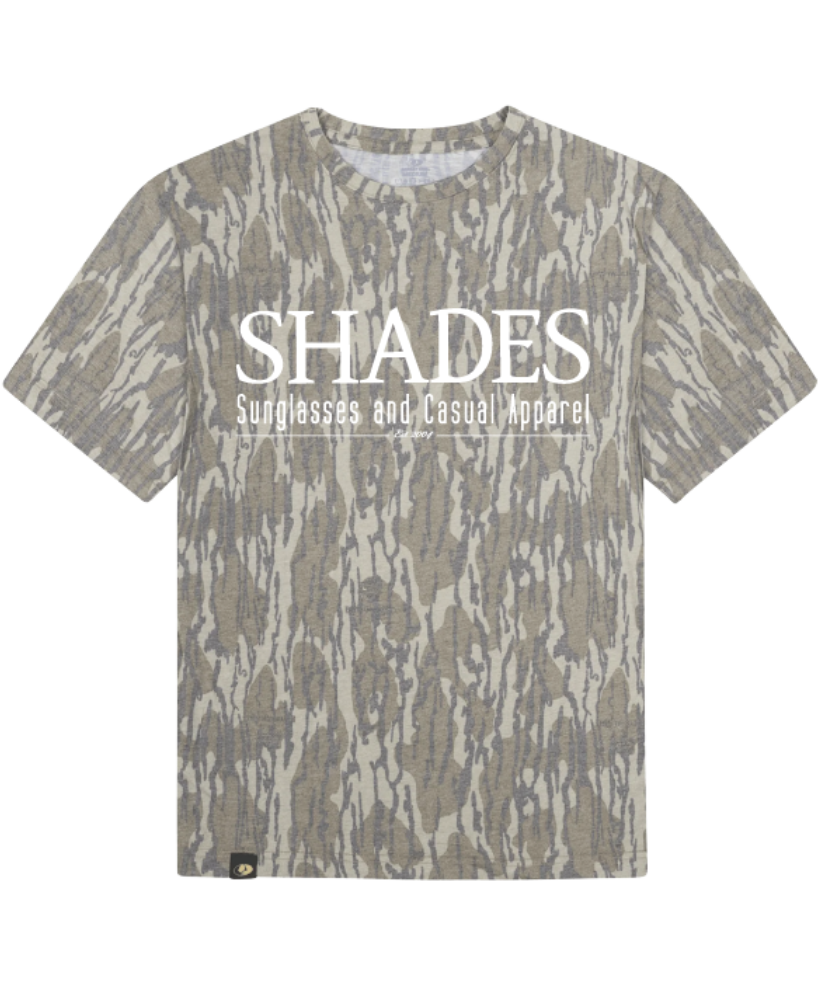 SHADES - Mossy Oak Logo Tee