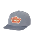 Gray cap with Southern Marsh logo and a redfish on a white background