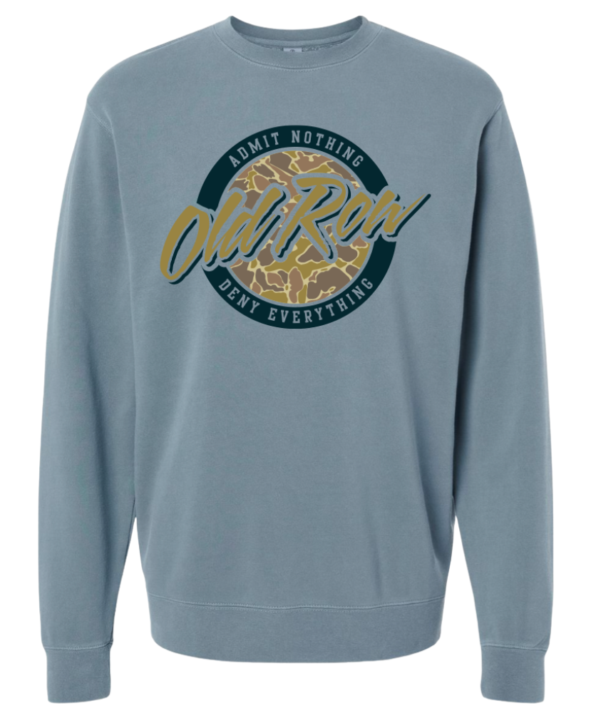Old Row - 80s Camo Circle Crewneck
