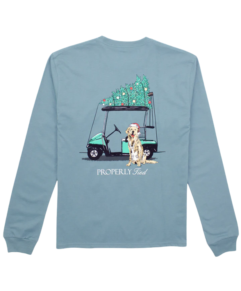 Properly Tied - Santa's Caddy LS Tee