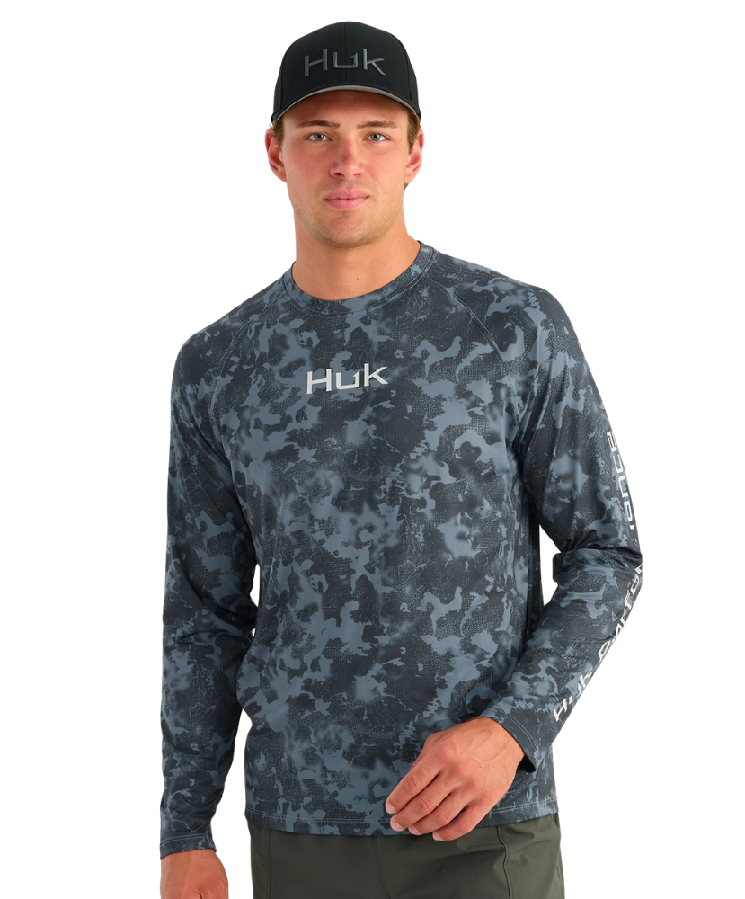 Huk - Men's Airweight Crew KC Printed Crew