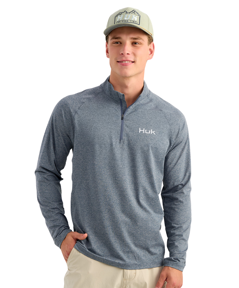 Huk - Airweight Heather 1/4 Zip