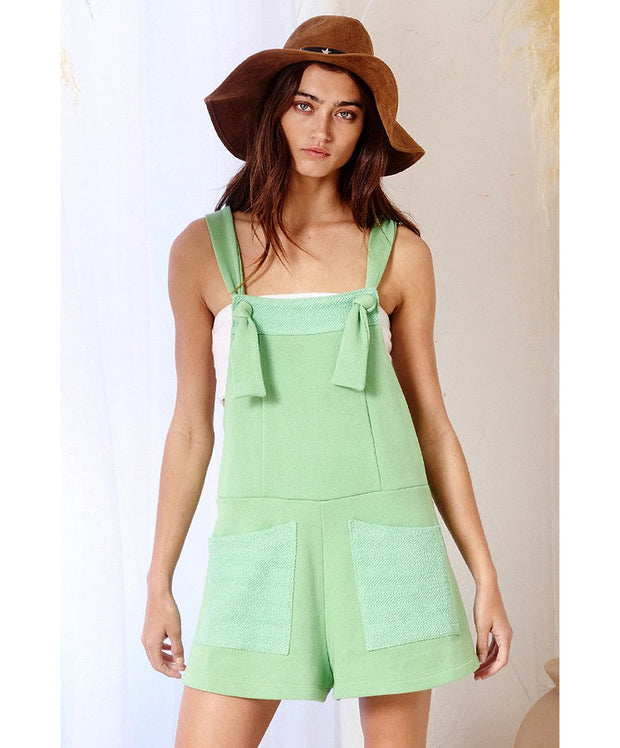 Ollie Overall French Terry Romper